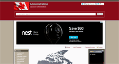 Desktop Screenshot of administration.ws